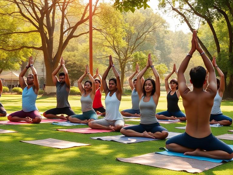 Sunset yoga classes in Chennai